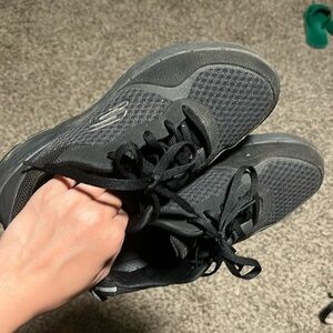 Skechers Lightweight Black Sneakers